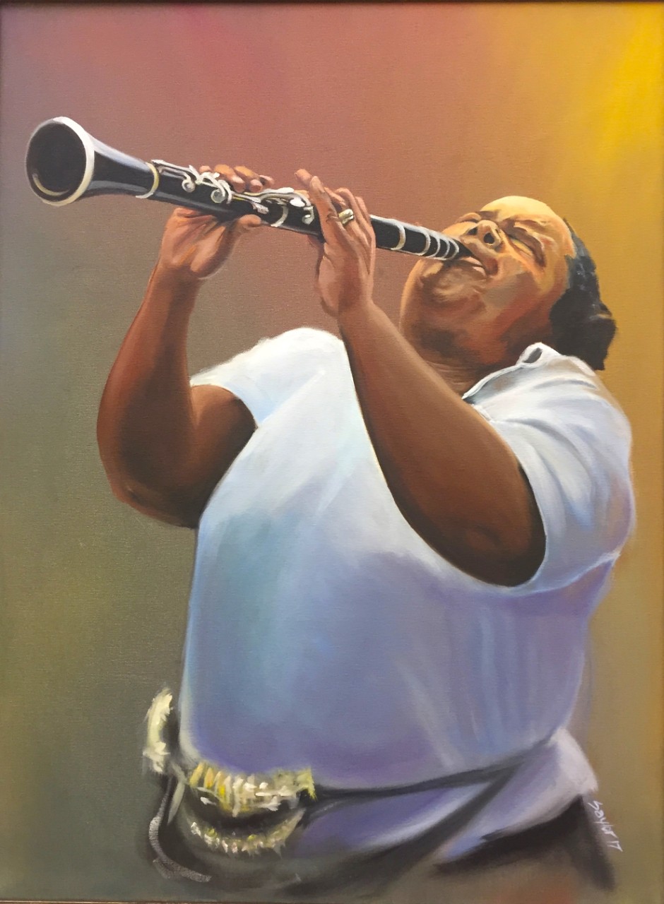 Jerry Saylor – Toulouse at Royale, oil on canvas, 36” x 24” (n.d.)