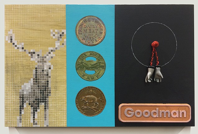 The Miller’s Daughter, mixed media, 14” x 22” (2015)