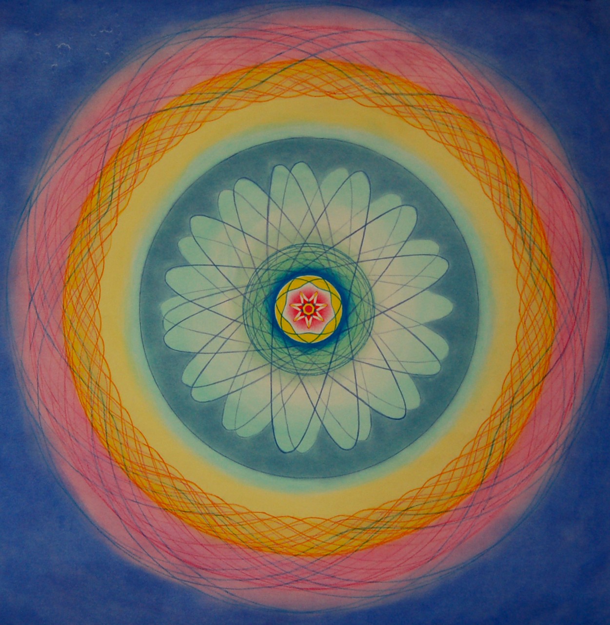 4. Approximation 4, mixed media, 42” x 42” (2015)