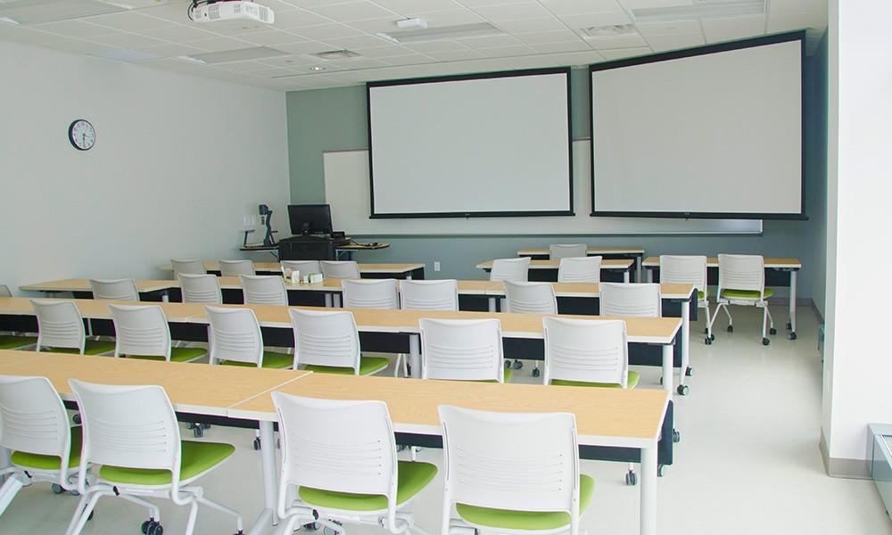 Progress Hall classroom
