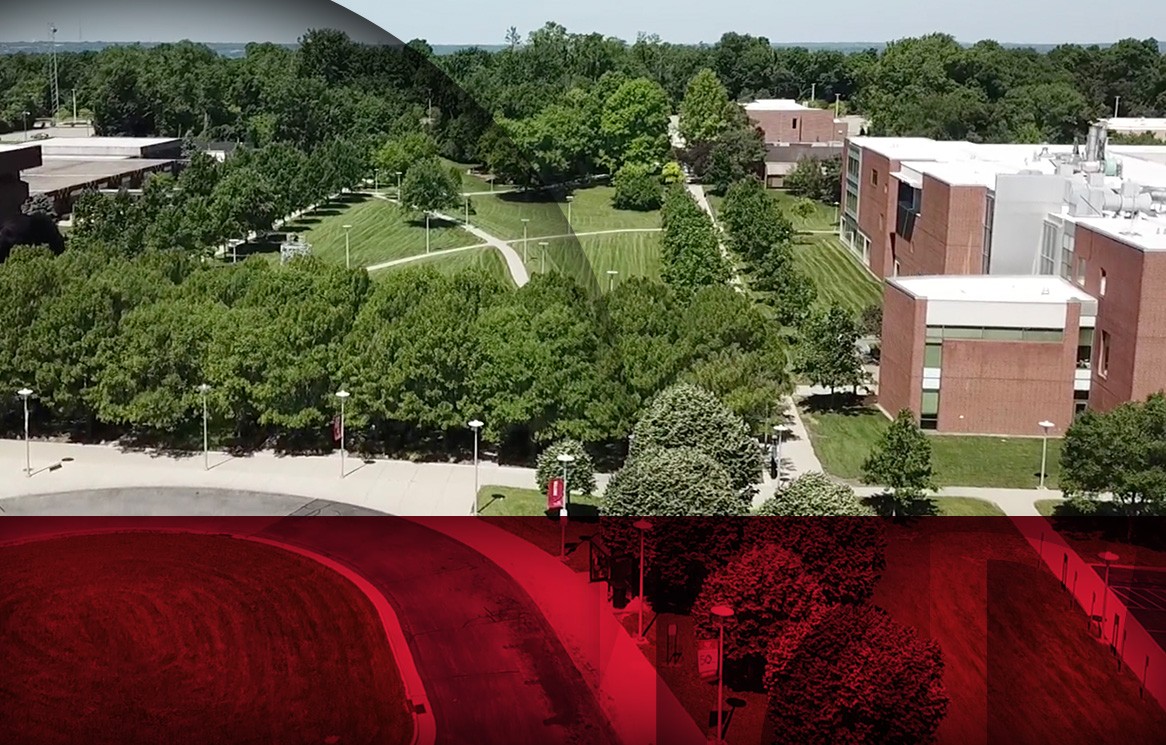 Our Campus aerial photo