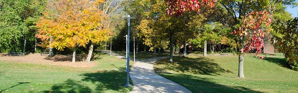 UC Blue Ash campus in autumn